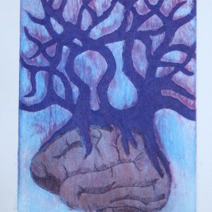 The Roots of Alzheimer's - 5x7 Copper Plate Intaglio